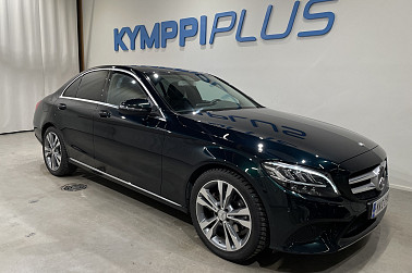Mercedes-Benz C 200 A Business Avantgarde ** Peruutuskamera / AppleCarplay / Suomi-auto / 2 omisteinen - Upealla smaragdinvihreällä metallivärillä varustettu Mercedes-Benz C 200 - tyylikäs, hiljainen ja saksalaisen täsmällinen!