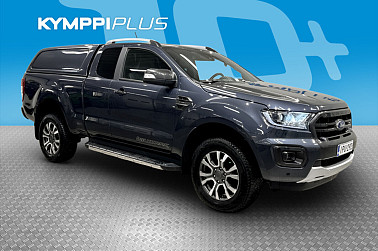 Ford Ranger Super Cab 2,0 TDCi 213 hp A10 4x4 Wildtrak / ALV.Väh / Webasto / Nahat / Lavakate / Kamera / Koukku / Navi - Tehdastakuu 5v/100tkm / Suomi-auto / Kaistavahti / Liikennemerkkitunnistus / 2 x aluvanteet / Hieno