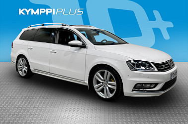 Volkswagen Passat Variant Highline 2,0 TDI 130 kW (177 hv) BlueMotion Technology 4MOTION DSG-aut ** R-Line / Webasto / Adapt. vak / Panorama / Nahkasisusta ** - ** Juuri katsastettu / Suomi-auto / Dynaudio / Xenon / Sähköinen takaluukku **