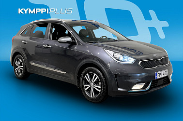 Kia Niro plug-in 1,6 GDI EX DCT ** LED-valot / Adapt.vakkari / Puolinahat / P.Kamera / Navi - Juuri huollettu, taloudellinen Plugari Kia odottaa ajajaa!
