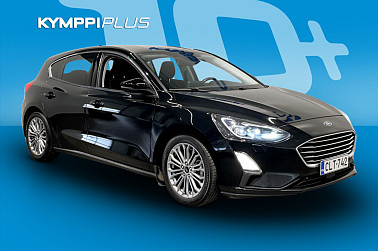 Ford Focus 1,5 TDCi EcoBlue 120hv A8 Titanium 5-ovinen ** Webasto / Adapt.vakkari / Led-valot / Tutkat / Koukku ** - Hyvin huollettu Suomi Focus toiselta omistajalta! Hyvät varusteet!