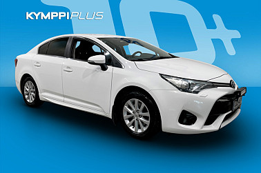 Toyota Avensis 1,8 Valvematic Active Sedan Multidrive S** Nahat / Koukku / P-kamera / Navi / Cruise** - Tyylikäs valkoinen Avensis, jossa nahkaa, automaatti ja varusteet kohdallaan – juuri sellainen kuin Toyotalta toivot