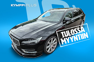 Volvo V90 D4 AWD Inscription aut * Webasto / Nahat / Acc / Voc * - Volvo V90 - mukava ja tyylikäs farmari, nahkasisustuksella sekä Apple CarPlaylla