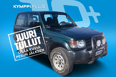 Mitsubishi Pajero 2,5 TD GL Hardtop 3d - Metsästys tai kalareissuille huippuvalinta!