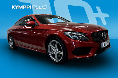 Mercedes-Benz C 250 d Coupé 4Matic A Business AMG * Distronic+ / ILS / Uudet kesärenkaat! * - Näyttävä neliveto-coupe AMG-varusteilla, nahka-alcantara sisustalla ja adaptiivisella vakkarilla!