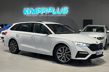 Skoda Octavia Combi 2,0 TDI 200 4x4 RS DSG Autom. ** 1 omistaja / Suomi-auto / Matrix LED / Webasto / Adapt.vakkari / Navi / Koukku** - Sporttinen neliveto Octavia upeilla varusteilla ja hyvällä huoltohistorialla!