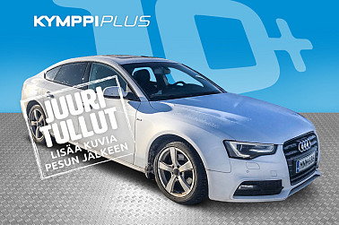 Audi A5 Sportback 2.0 TD 140 kW S-Line multitronic autom. ** / Sporttipenkit / Koukku / Tutkat / ** - S-line ulkopaketti / Kattoluukku / Navi