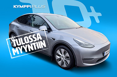 Tesla Model Y Long Range ** Acc / P.kamera / Lämpöpumppu / Navi / LED / Katveavustin / Kaistavahti / Suomi-auto / Lasikatto ** - Huoleton ja moderni sähköauto pitkällä toimintamatkalla ja voimassa olevalla akkutakuulla.