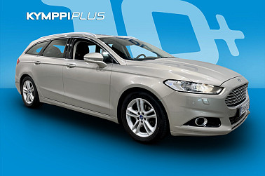 Ford Mondeo 2,0 TDCi 150hv PowerShift Titanium Wagon ** Vetokoukku / Webasto / Vakkari / Lämpölasi ** - Tilava perhevankkuri tarjolla, hyvin varusteltuna!