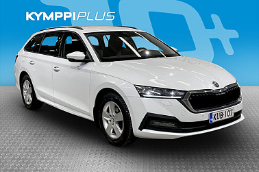 Skoda Octavia Combi 1,0 TSI Ambition eTEC DSG Autom. ** Juuri huollettu / Webasto / Tutkat / LED / Cruise ** - Taloudellinen kevythybridi, kattavat varusteet ja tilava Octavia arjen helppouteenkin asti