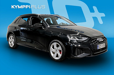 Audi A3 Sportback Business S line 45 TFSIe 180kW S tronic **LED / Vakkari / Sporttipenkit / Kaista-avustin / Navi / Keyless** - Tyylikäs ja vähän ajettu hybridi! Huippuluokan akkutesti 97/100 – erinomainen kunto!