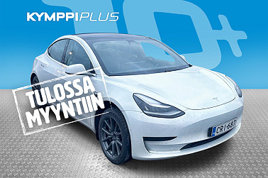 Tesla Model 3 Standard Range Plus **Lasikatto / Adapt.Cruise / Kamera / Nahat / LED - Täysin sähköinen Tesla yhdistää tyylikkään muotoilun, huipputeknologian ja vaivattoman ajokokemuksen.