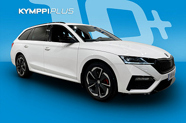 Skoda Octavia Combi 1.4 TSI PHEV RS iV DSG Autom ** Vetokoukku / Webasto / Tehdastakuu / Matrix-Led / Adapt. vak / Kamera ** - Tehdastakuullinen näyttävä RS-Skoda uuteen kotiin!