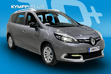 Renault Grand Scenic dCi 110 EDC-aut Limited / 7- paikkainen / Moottorinlämmitin / Vähän ajettu / Hyvä huoltohistoria - Tilava ja monipuolinen 7-paikkainen – huollettu ja hyvin varusteltu!