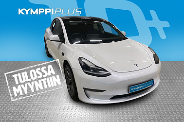 Tesla Model 3 Long Range - Lämpöpumppu, sähköinen takaluukku, ACC