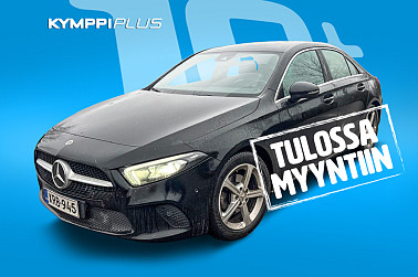 Mercedes-Benz A 180 A sedan Business * 1. Omisteinen Suomi-auto / LED / Sport-penkit * - Tyylikäs, taloudellinen ja älykäs premium-sedan, joka tekee ajosta sulavan ja näyttävän kokemuksen päivittäin.