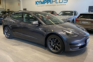 Tesla Model 3 Standard Range Plus ** Autopilot / Navigointi / Nahkaverhoilu / Tehdastakuu / LED ** - Tesla Model 3 SR 2021 – 448 km toimintasäde, pikalataus, kattavat varusteet!