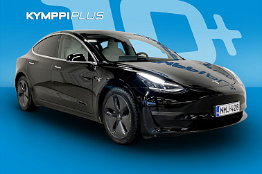 Tesla Model 3 Long-Range Dual Motor AWD ** Valkoinen nahkaverhoilu / Autopilot / Lasikatto ** - Tehokas ja tyylikäs Tesla Model 3 Long Range AWD