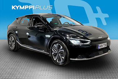 Kia EV6 AWD 58 kWh 235 hv ** 2-Om. Suomiauto / Koukku / 2x renkaat ja vanteet ** - RAHOITUSKORKO tähän autoon vain 3,89% - Fiksun hintainen, tilava ja upeasti varusteltu luotettava Kia sähköauto!
