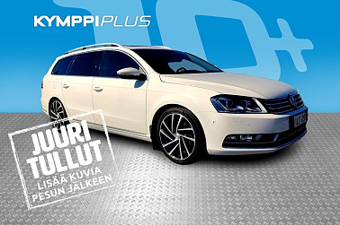 Volkswagen Passat Variant Highline 2,0 TDI 103 kW (140 hv) / webasto / kääntyvä koukku / katto-ikkuna / nahka/alcantara / yms ** - Tilava, taloudellinen ja loistavasti varusteltu