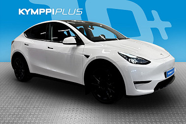 Tesla Model Y Long Range ** / Lämpöpumppu / ACC / Lasikatto / Premium Audio / ** - RAHOITUSKORKO tähän autoon vain 3,89% - Tehdastakuu / Ratinlämmitin / Matrix Led /