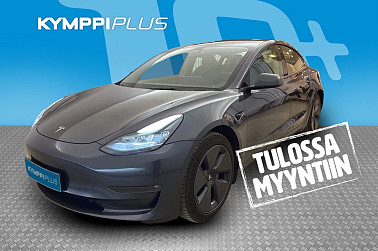 Tesla Model 3 Long Range ** Vetokoukku / 2x renkaat vanteilla / AMD Ryzen / Lämpöpumppu / ACC / Ratinlämmitin ** - RAHOITUSKORKO tähän autoon vain 3,89% - Arjen helppoutta ja vieläpä vetokoukulla!