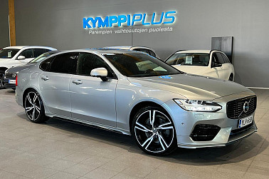 Volvo S90 T8 AWD R-Design Plus aut ** B & W / Webasto / LED / HUD / 360 kamera ** - Tehokas, tyylikäs ja täynnä huippuvarusteita – Volvo S90 T8 R-Design!