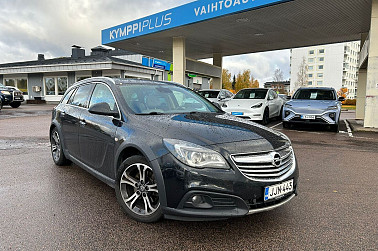 Opel Insignia Country Tourer 1,6 Turbo 125kW AT6 * Sport-penkit / Vetokoukku / Nahkaverhoilu * - Tyylikäs ja käytännöllinen Insignia Country Tourer! 1.6 Turbo, automaatti, vetokoukku, hyvä varustelu ja reilusti tilaa pitkillekin matkoille!