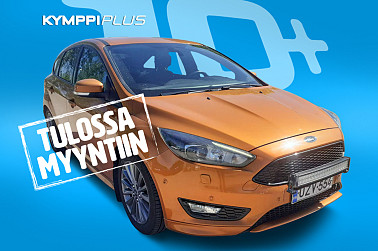 Ford Focus 1,0 EcoBoost 125 hv Start/Stop M6 ST-Line 5-ovinen **Hihna vaihdettu / Kahdet renkaat / Vakionopeudensäädin / Isofix** - Upea sporttinen suosikki Ford Focus - sovi nopeat kaupat!