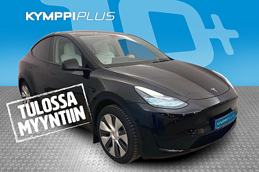 Tesla Model Y RWD **Matrix LED / LFP -akku / AMD Ryzen / 2x renkaat ja vanteet / Koukku** - Vaalea sisusta / Lasikatto / Lämpöpumppu