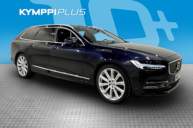 Volvo V90 T8 TwE AWD Inscription aut** Bowers&Wilkins / Magic Blue / Four-c / 360-kamera / Hud / Panorama / Koukku / Nappanahat** - Tämä V90 T8 on yksilö, jota et löydä toista: harvinainen Magic Blue -erikoisväri, Bowers & Wilkins -huippuäänentoisto, Four-C ilmajou