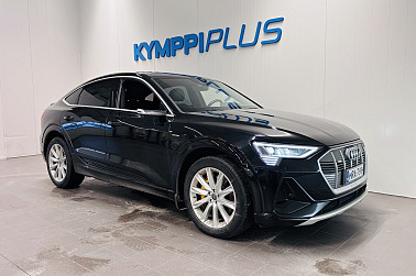 Audi e-tron Sportback 55 quattro * 2 x S-Line / Matrix-LED / Sport nahat / Vetokoukku / ACC * - Tulossa Ylivieskan myymälään