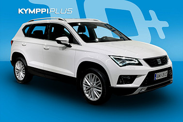 Seat Ateca 1,5 TSI 150 EVO Xcellence DSG ** Webasto / Led / Alletaittuva koukku / Peruutuskamera ** - Tyylikäs ja huippuvarusteltu Suomi-Ateca DSG – jakohihna vaihdettu!