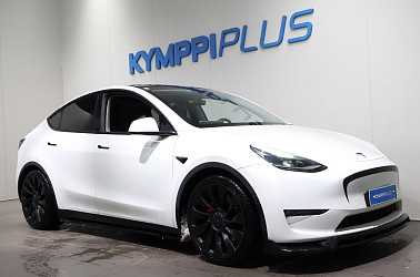 Tesla Model Y Performance ** 2x renkaat / Puhdas Carvertical ** - Tesla Model Y Performance – huippusuorituskykyä, tyyliä ja älykästä sähkövoimaa!