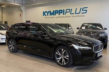 Volvo V60 T8 TwE AWD R-Design aut **Hud / Webasto / ACC / Blis / Kessy / LED ** - Siisti Volvo saapunut myyntiin Vantaan KymppiPlus -pisteeseen!