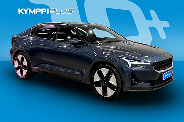 Polestar 2 Long Range Single Motor, 170kW, 78kWh **Pilot / Plus / Koukku / 2x renkaat vanteilla** - Toimi heti – näitä menee varauksella jo ennen saapumista!
