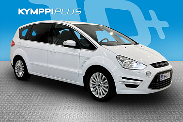 Ford S-Max 1,6 EcoBoost 160 hv Start/Stop Titanium M6 5-ovinen - Koukku / Moottorilämmitin / 2x renkaat vanteineen / 7-paikkainen / Suomi-auto