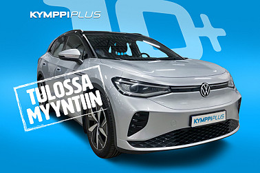 Volkswagen ID.4 GTX Dual Motor AWD, akku 77 kWh ** Lämpöpumppu / 2x renkaat ja vanteet / Matrix LED ** - Neliveto, 299 hevosvoimaa ja urheilullinen tyyli – ID.4 GTX vie sähköajon uudelle tasolle.