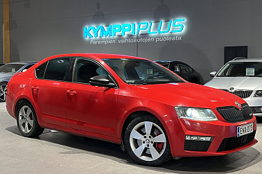 Skoda Octavia 2,0 TDI 184 RS ** Webasto / Kessy / ACC ** - RS erinomaisella huoltohistorialla. 2 omistajan Suomi-auto!