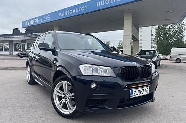 BMW X3 xDrive35d TwinPower Turbo A F25 *M-Sport / HUD / Hifit / Shadow Line / Koukku / Proffanavi ** - Tehokas ja luotettava Suomi-auto – aito premium-kokemus ajomukavuudella ja suorituskyvyllä.