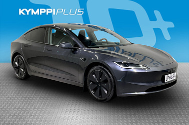 Tesla Model 3 Rear-Wheel Drive ** Matrix-led / Lämpöpumppu / Sähköinen takaluukku / Viilennetyt etuistuimet ** - Tehdastakuu / Highland