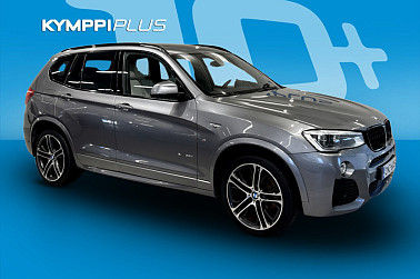 BMW X3 F25 xDrive35d TwinPower Turbo A Business Automatic * 2x M-sport / HUD / Comfort Acces * - Tehokas ja näyttävä katumaasturi erinomaisella ajomukavuudella – Harman/Kardon, Webasto ja lasikatto kruunaavat kokonaisuuden!