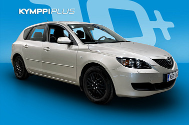 Mazda Mazda3 5HB 1,6 Elegance 5MT 5d N72** Juuri huollettu / Lohkolämmitin / Aux / Isofix - Luotettava suomi-auto tuoreella huollolla – varmatoimista ajoa jakopääketjulla ja käytännöllisillä varusteilla!