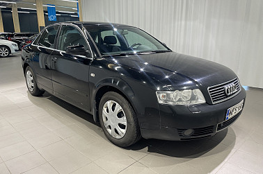 Audi A4 1,6 75kW ** MYYDÄÄN HUUTOKAUPASSA ** Toimiva ilmastointi / Vakkari / Lohkolämmitin ja sisäpistoke / Suomi-auto ** - MYYDÄÄN HUUTOKAUPASSA  Perus-Audi arkeen tai projektiksi – ilmastointi pelaa, ajoltaan ok.