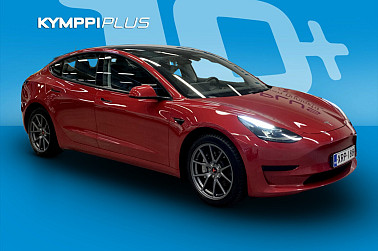 Tesla Model 3 Standard Range Plus ** Lasikatto / ACC / LED / Navi / Lämpöpumppu ** - Tyylikäs sähköauto lasikatolla, lämpöpumpulla ja kattavilla ajoavustimilla.