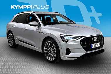 Audi e-tron 50 quattro ** ACC / 360 kamera / Navigointi / LED-ajovalot / Sporttipenkit / Nahat / Digimittari - RAHOITUSKORKO tähän autoon vain 3,89% - Aviloo Flash akkutesti, SoH 95,2%