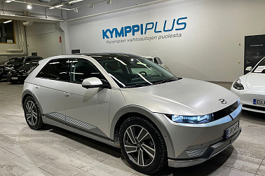 Hyundai IONIQ 5 73 kWh 217 hv Premium ** Suomi-auto / Aurinkopanelikatto / Ilmastoidut penkit / Nahkaverhoilu / LED / ACC ** - HUIKEILLA VARUSTEILLA OLEVA IONIQ, OLE NOPEA!