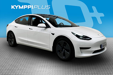 Tesla Model 3 Standard Range Plus** LFP akku / ACC / Lasikatto / Navi / P-kamera / Valkoinen - Tyylikäs ja tehokas Tesla Model 3 SR+ – huippukuntoinen, nopeasti ladattava ja modernisti varusteltu.