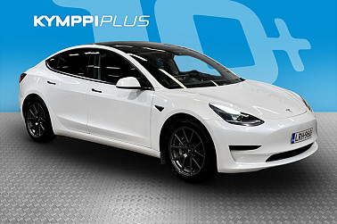 Tesla Model 3 Standard Range Plus ** Kahdet renkaat / ACC / LED / Lasikatto / Navigointi ** - Tehokas, hyvin varusteltu ja pitkän toimintamatkan Tesla, joka tekee ajosta helppoa ja huolettonta.