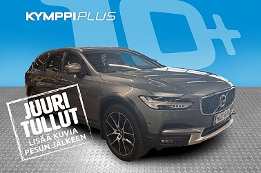 Volvo V90 Cross Country D5 AWD Pro aut Polestar Performance ** ACC / Keyless / Bowers & Wilkins / VOC / TV / Alletaittuva koukku ** - 4-alueinen automaatti-ilmastointi / Webasto / Nahkaverhoilu / Ilmastoidut istuimet / 360° kamera / Pysäköintiavustin